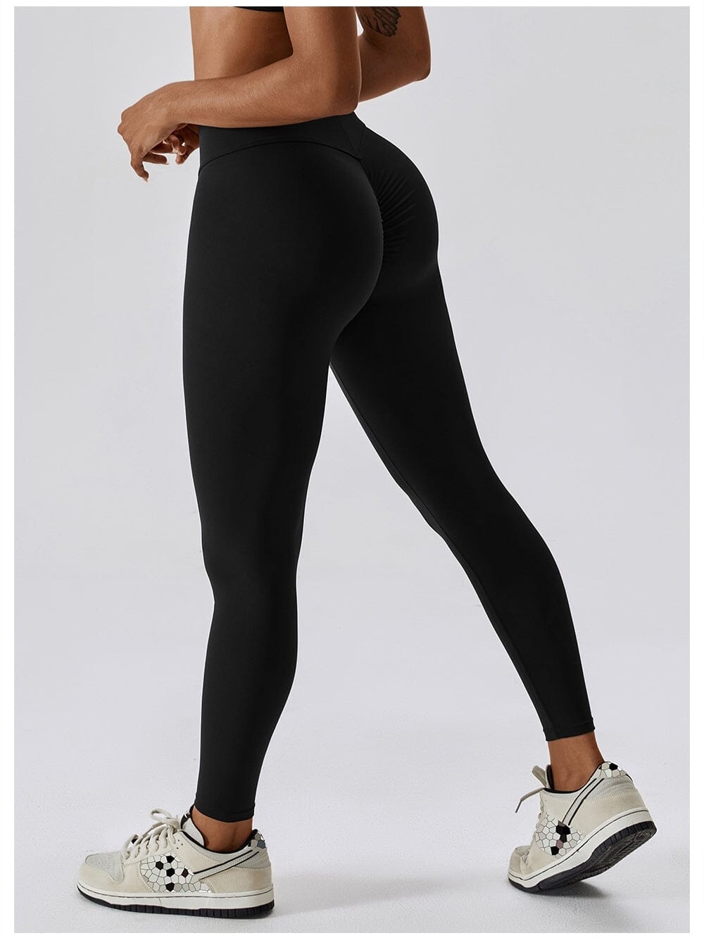 Legging Ceinture Vente Plat Push Up (Sans Couture) | Yogaova