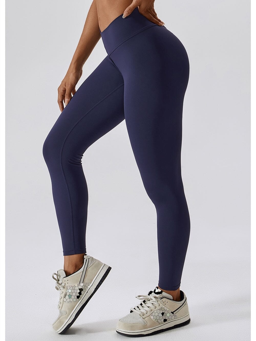 Legging Ceinture Vente Plat Push Up (Sans Couture) | Yogaova
