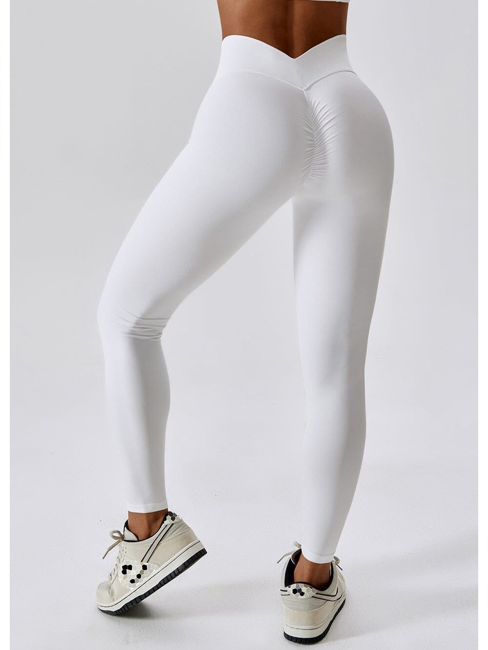Legging Ceinture Vente Plat Push Up (Sans Couture) | Yogaova