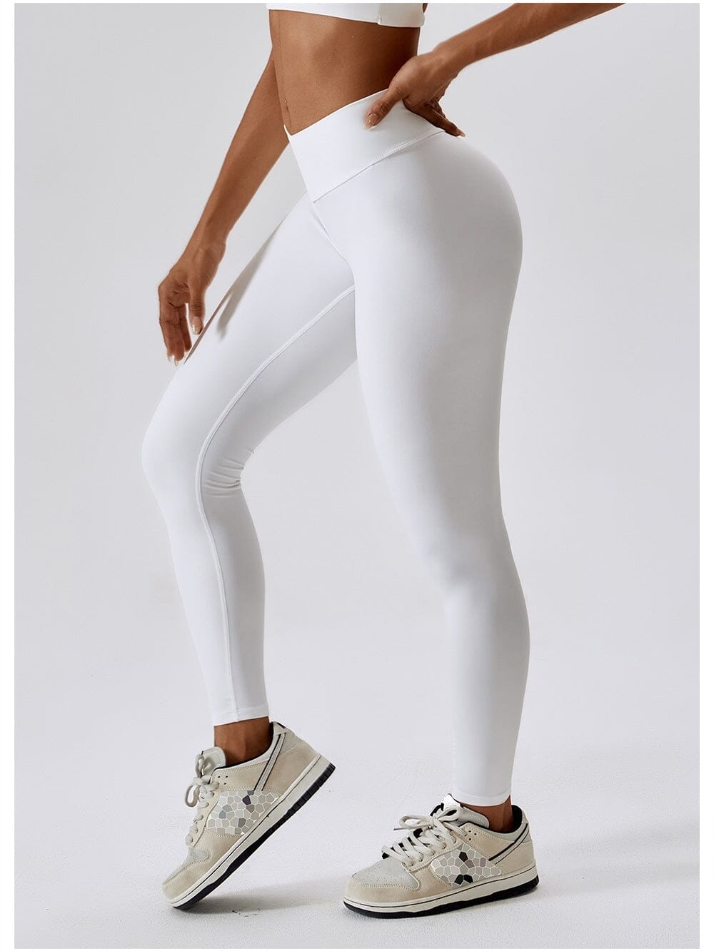 Legging Ceinture Vente Plat Push Up (Sans Couture) | Yogaova