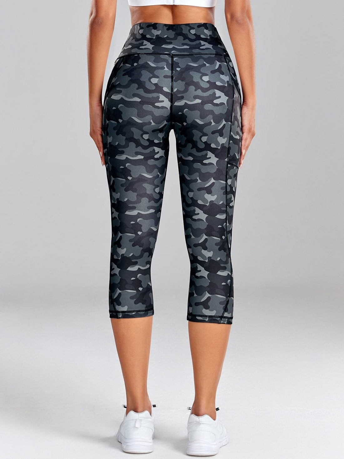 Legging Court Camouflage Poche | Yogaova