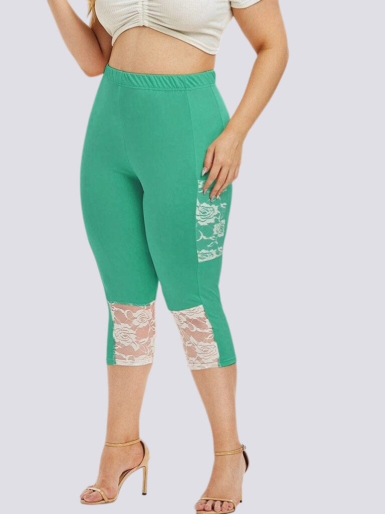 Legging Court Grande Taille (Poche) | Yogaova