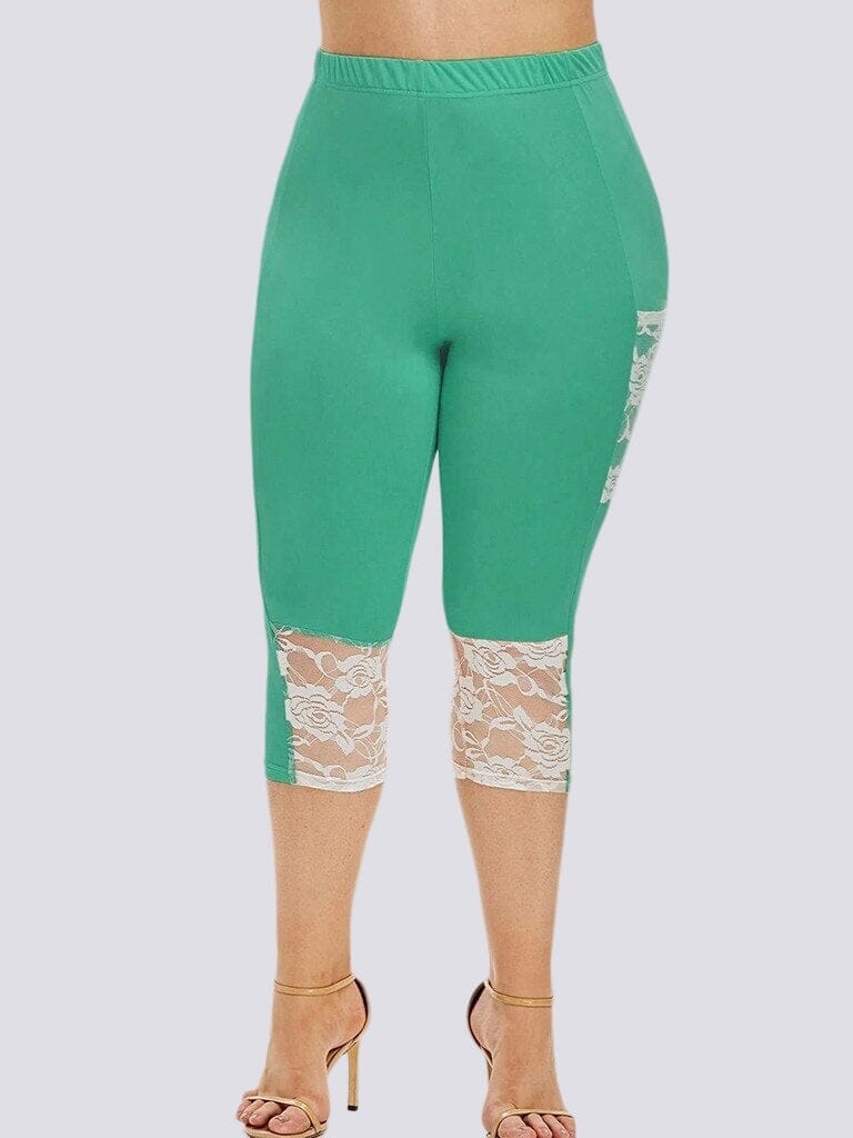 Legging Court Grande Taille (Poche) | Yogaova