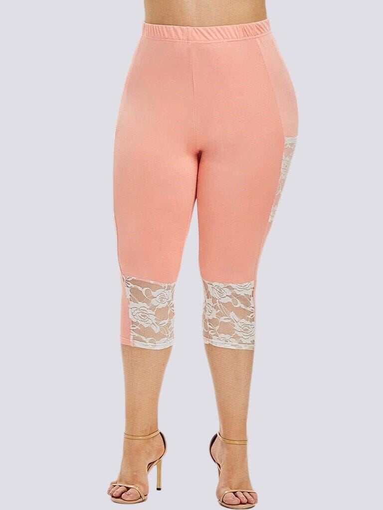 Legging Court Grande Taille (Poche) | Yogaova