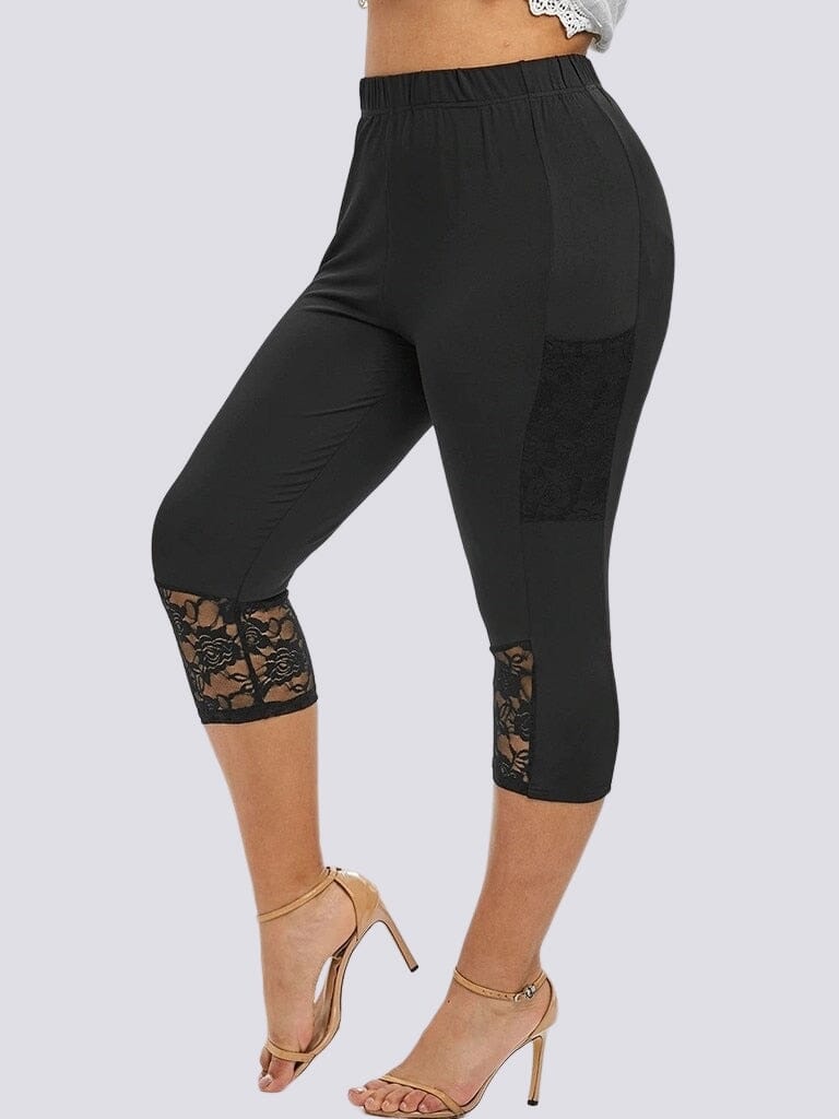 Legging Court Grande Taille (Poche) | Yogaova