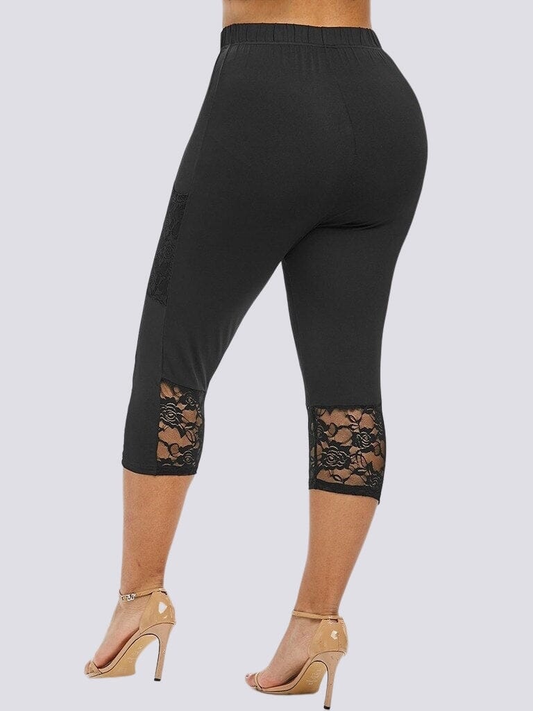 Legging Court Grande Taille (Poche) | Yogaova