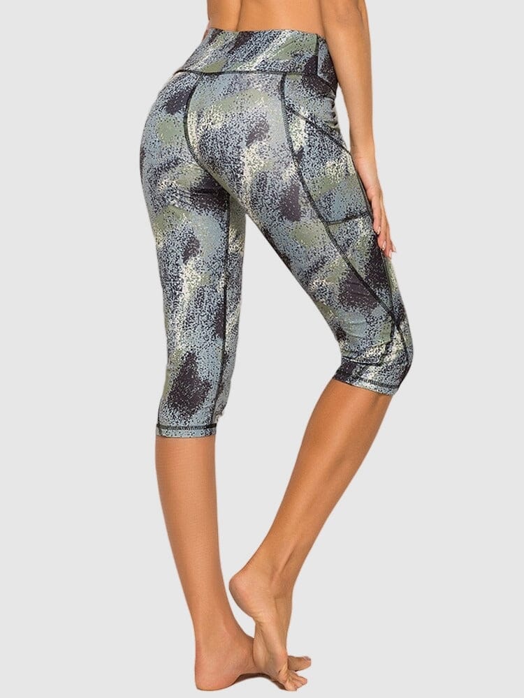 Legging Court Imprimé | Yogaova