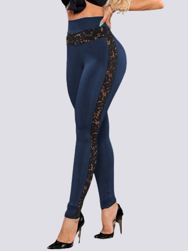 Legging Dentelle Taille Haute | Yogaova
