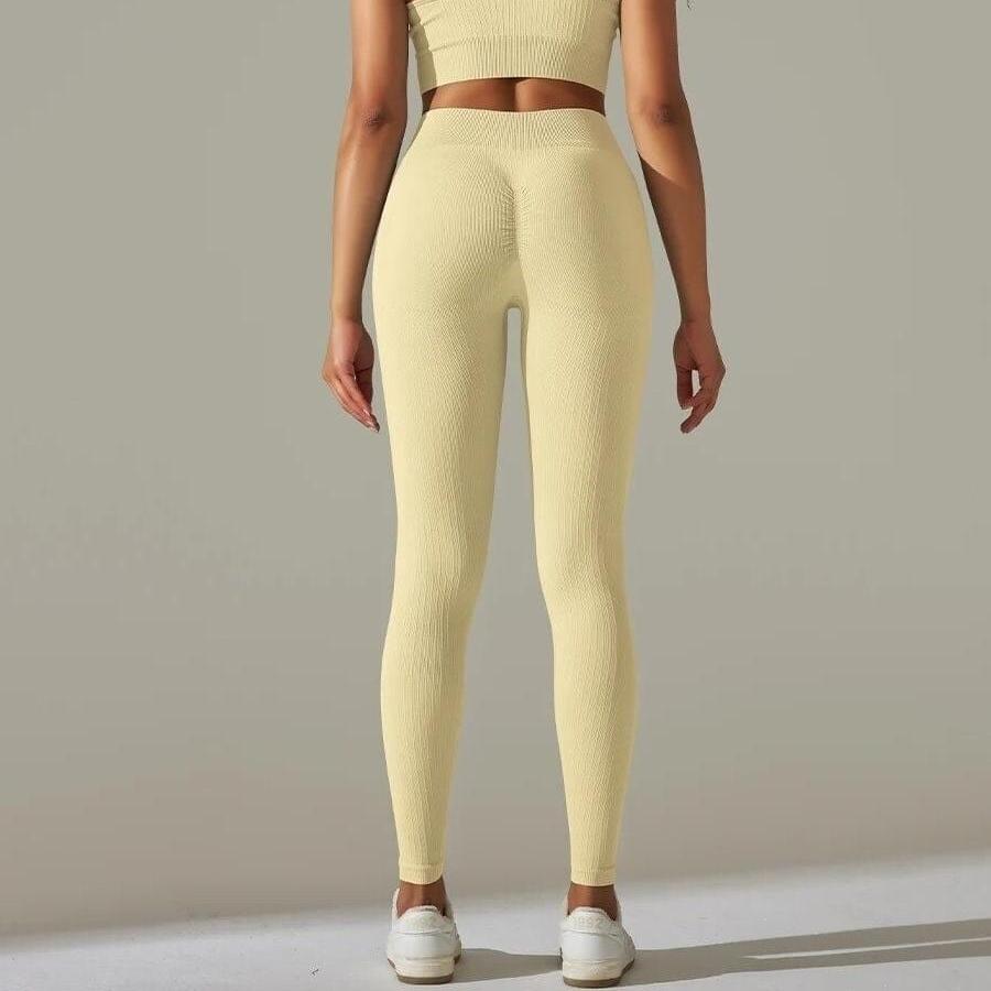 Legging et Soutien-Gorge Côtelé (Ensemble Sport)  | Yogaova