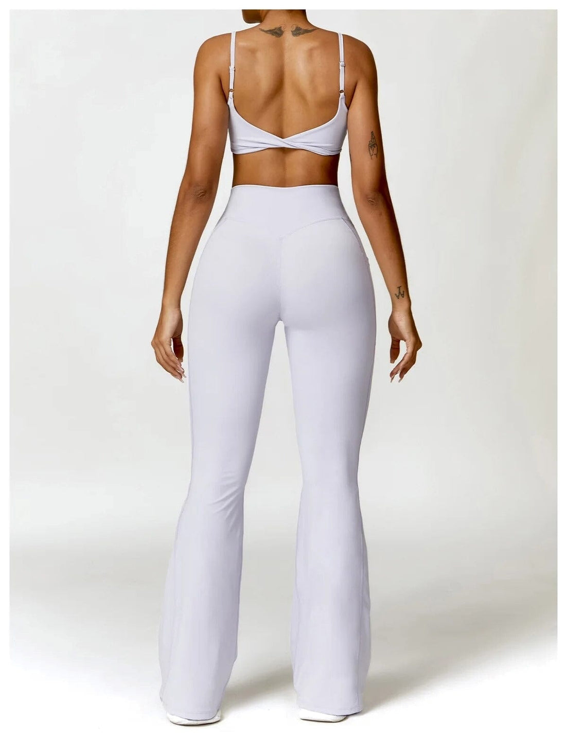 Legging Evasé Ceinture Plissée - Tendance 2024 | Yogaova