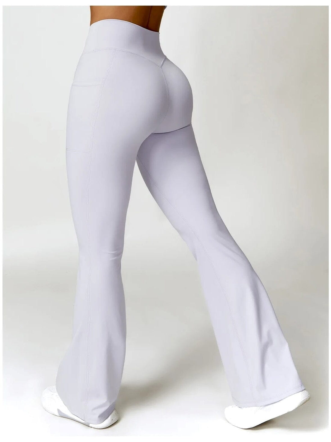 Legging Evasé Ceinture Plissée - Tendance 2024 | Yogaova