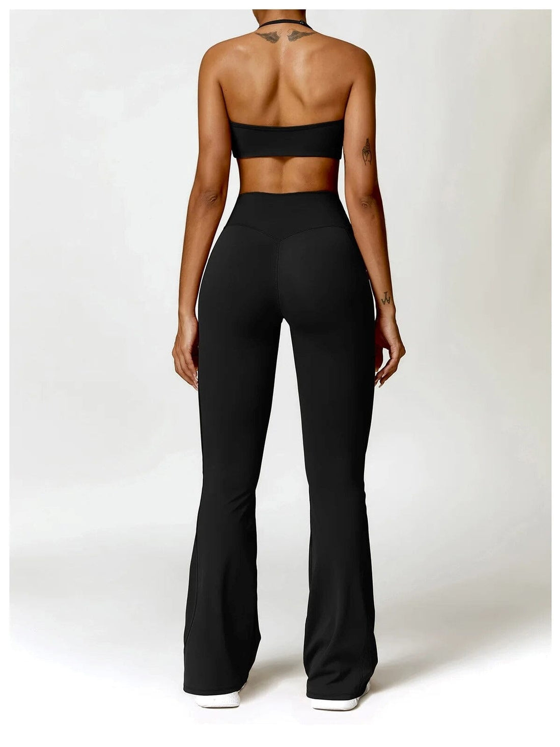 Legging Evasé Ceinture Plissée - Tendance 2024 | Yogaova