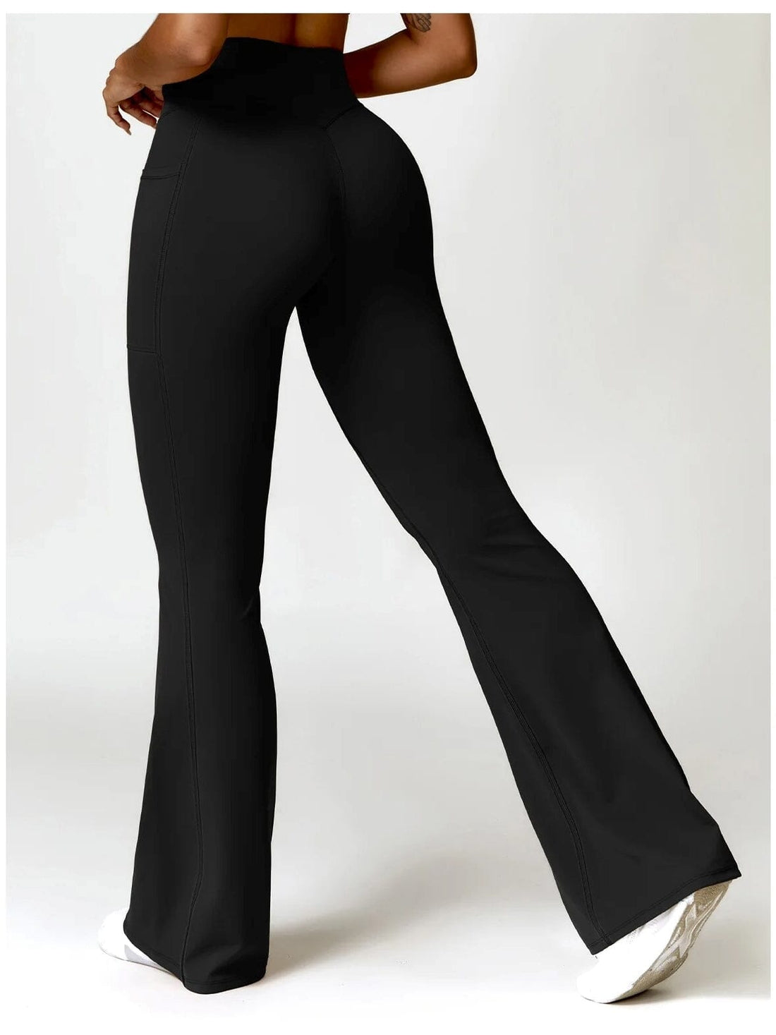 Legging Evasé Ceinture Plissée - Tendance 2024 | Yogaova