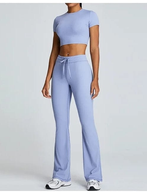 Legging Évasé Cordon de Serrage Sport | Yogaova