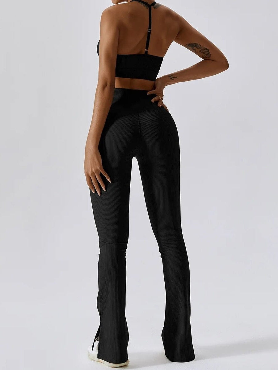 Legging Évasé Côtelé | Yogaova