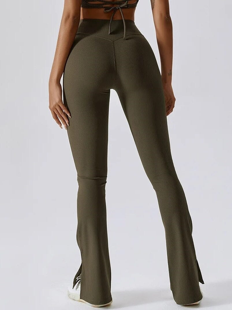 Legging Évasé Côtelé | Yogaova