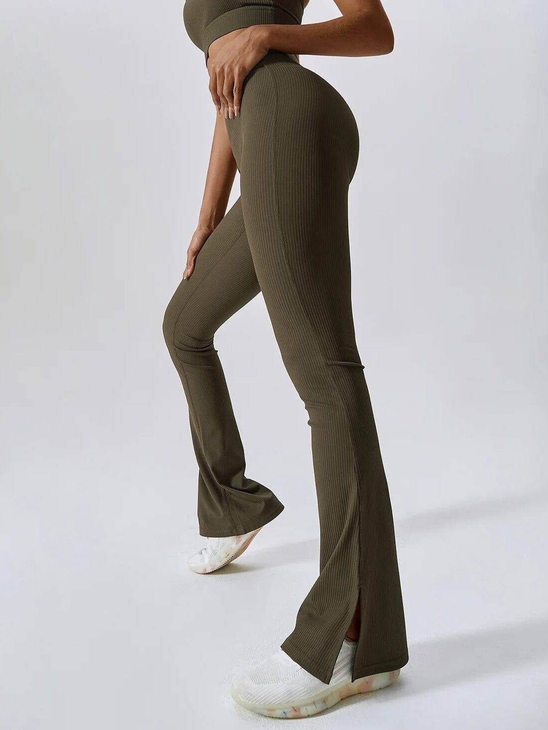 Legging Évasé Côtelé | Yogaova
