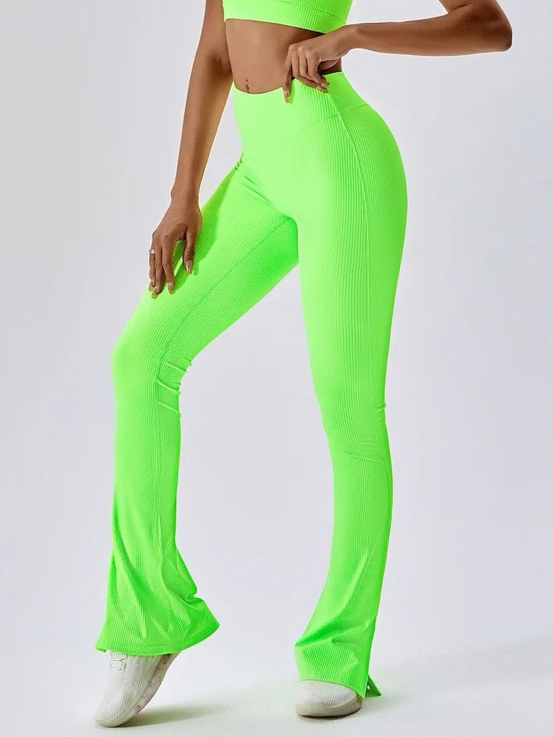 Legging Évasé Côtelé | Yogaova