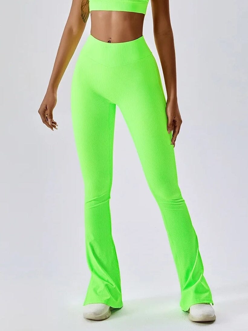 Legging Évasé Côtelé | Yogaova