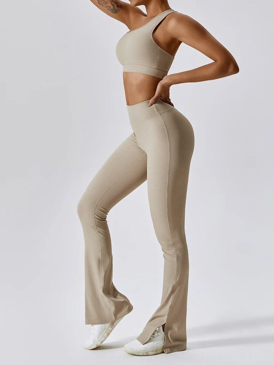 Legging Évasé Côtelé | Yogaova