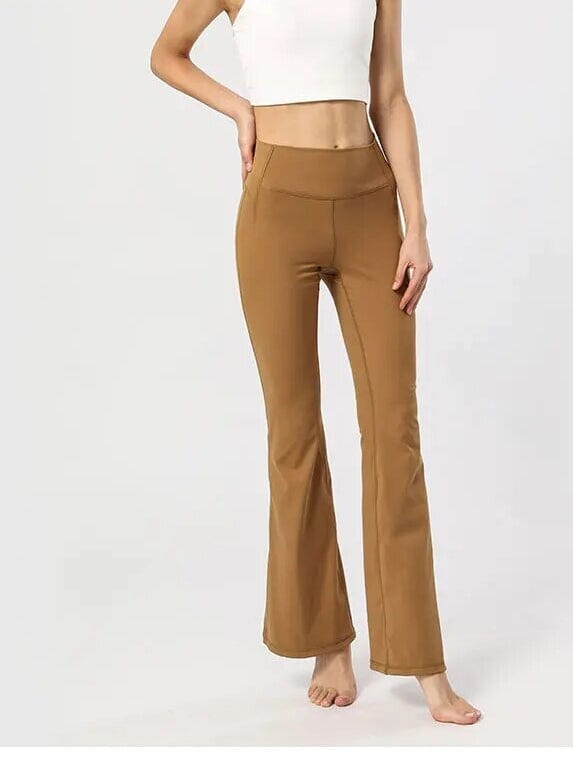 Legging Évasé Fendu Taille Haute | Yogaova