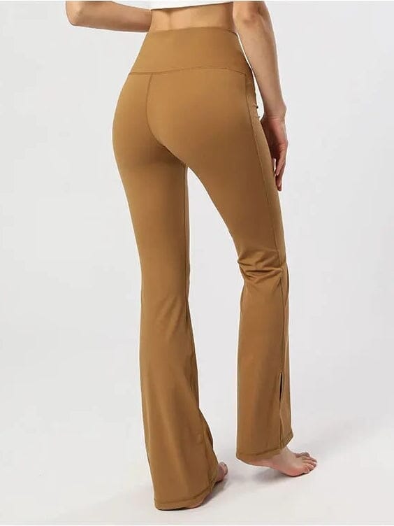Legging Évasé Fendu Taille Haute | Yogaova