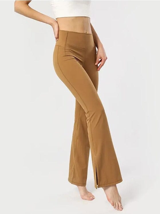 Legging Évasé Fendu Taille Haute | Yogaova