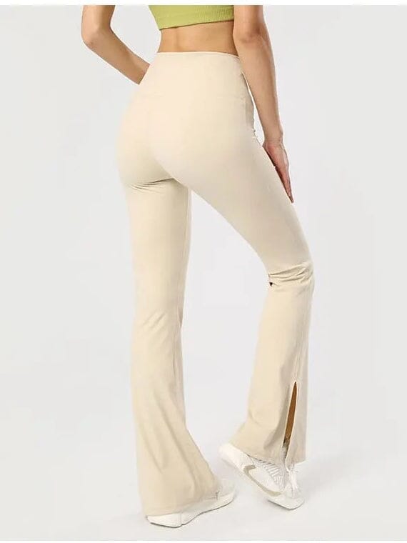 Legging Évasé Fendu Taille Haute | Yogaova