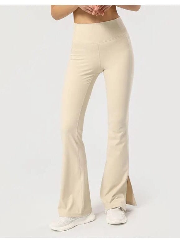 Legging Évasé Fendu Taille Haute | Yogaova
