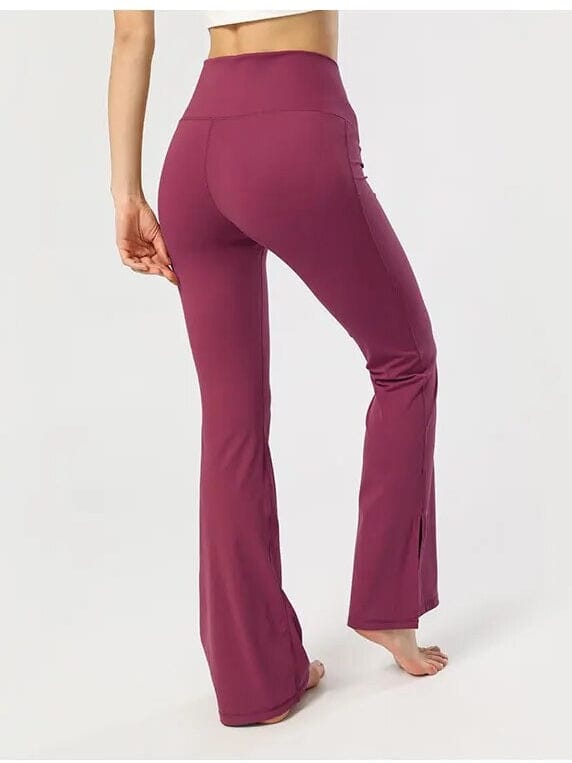 Legging Évasé Fendu Taille Haute | Yogaova