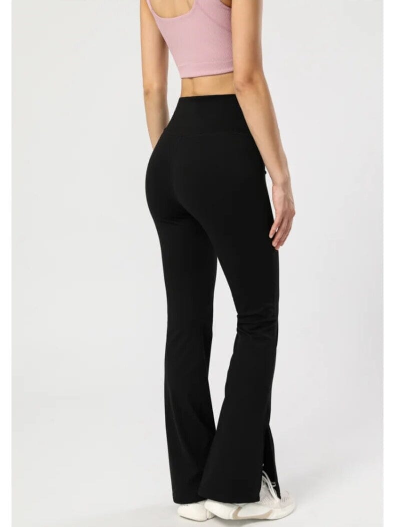 Legging Évasé Fendu Taille Haute | Yogaova