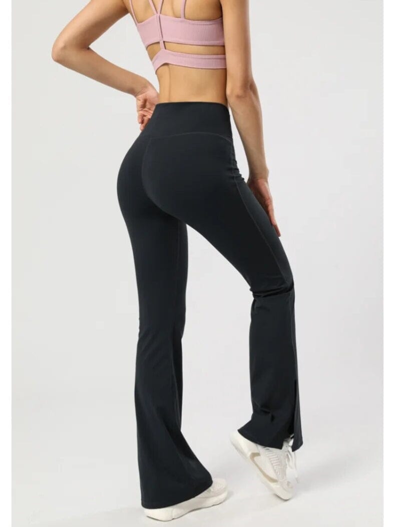 Legging Évasé Fendu Taille Haute | Yogaova