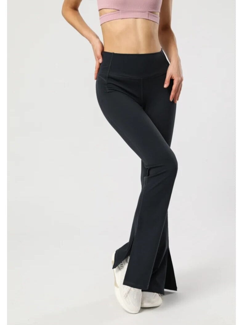 Legging Évasé Fendu Taille Haute | Yogaova