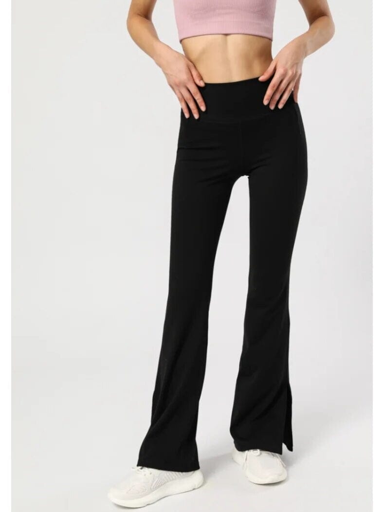 Legging Évasé Fendu Taille Haute | Yogaova