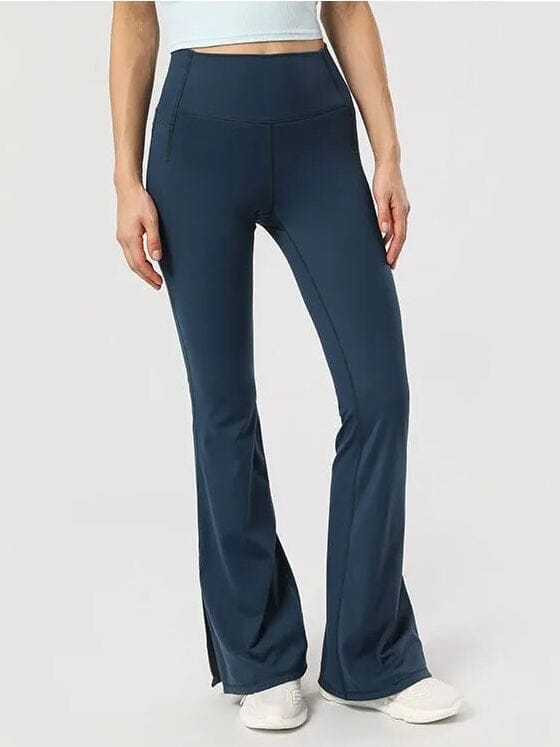 Legging Évasé Fendu Taille Haute | Yogaova
