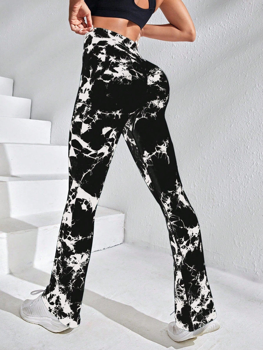 Legging Évasé Imprimé Tie Dye | Yogaova