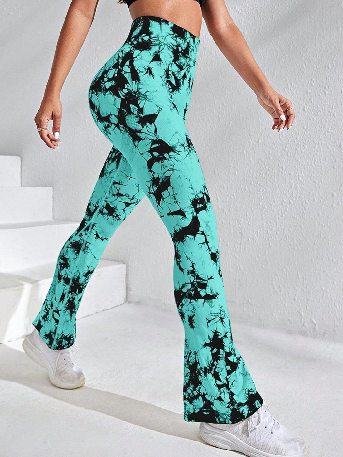 Legging Évasé Imprimé Tie Dye | Yogaova