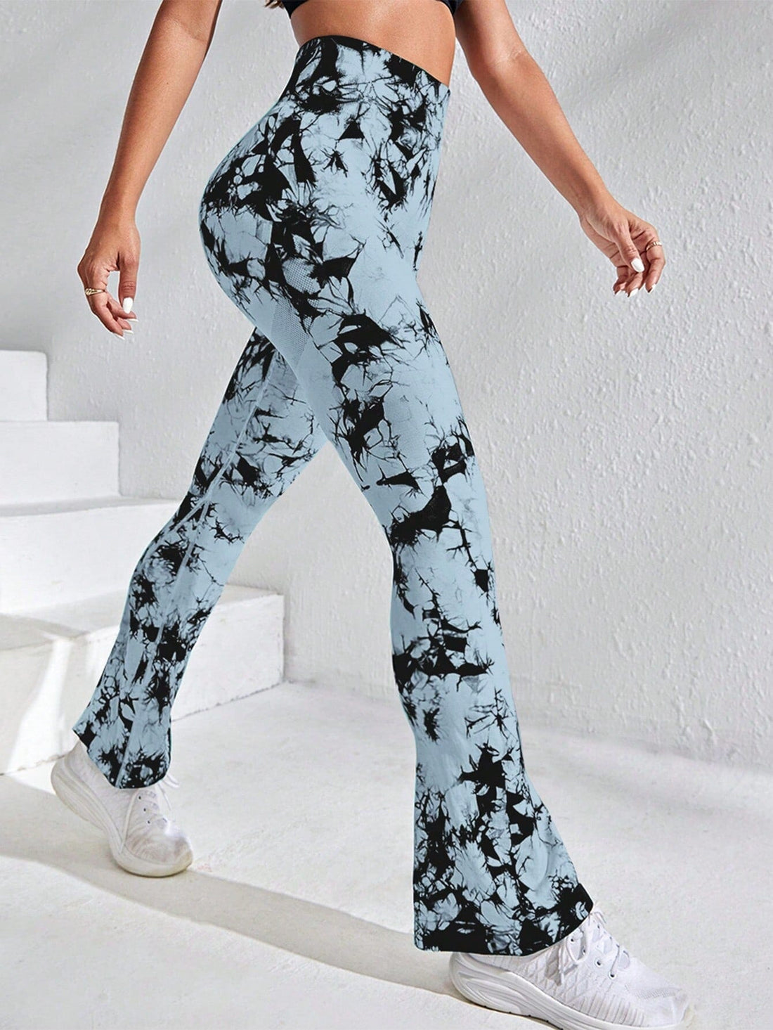 Legging Évasé Imprimé Tie Dye | Yogaova