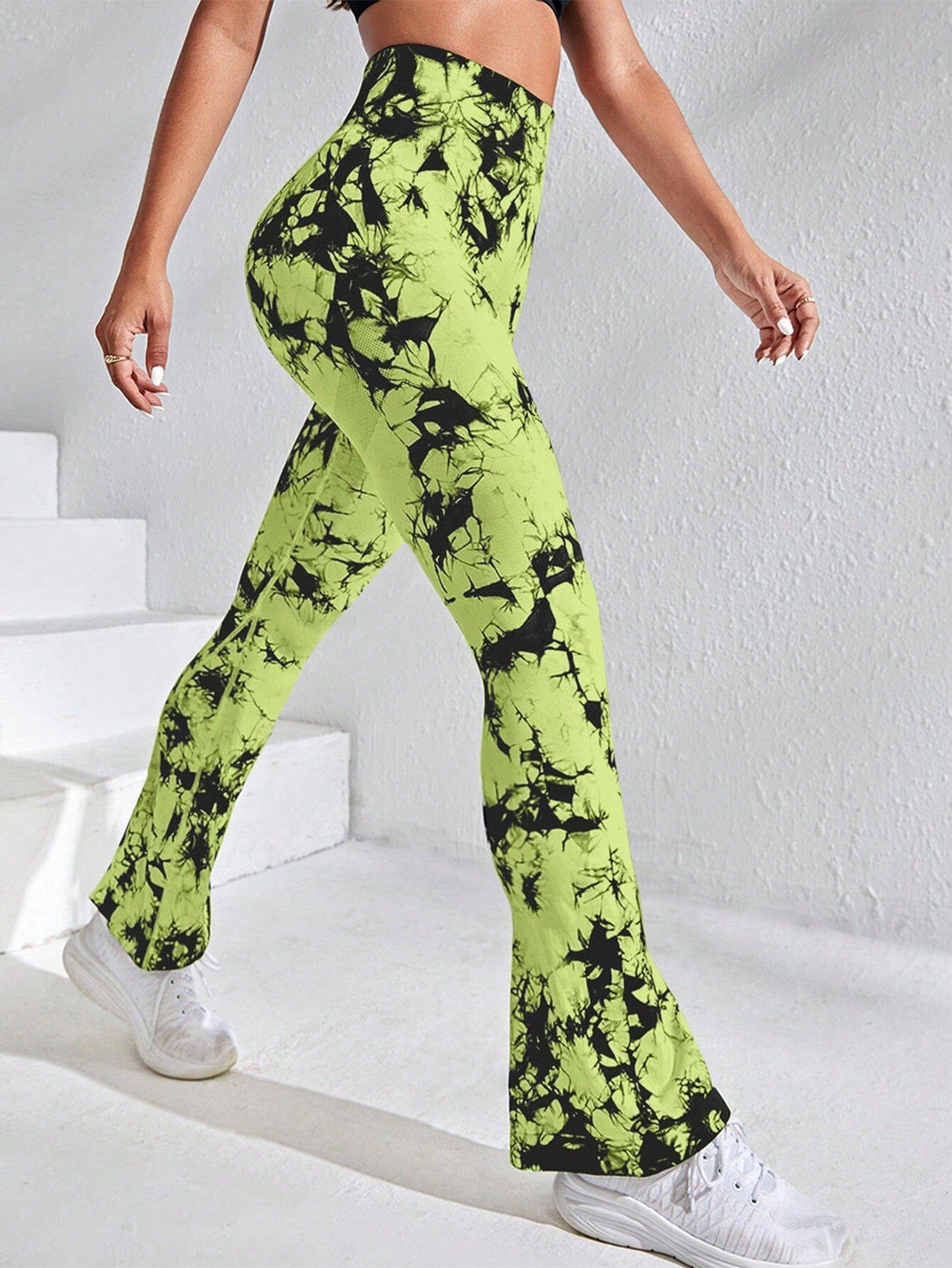 Legging Évasé Imprimé Tie Dye | Yogaova