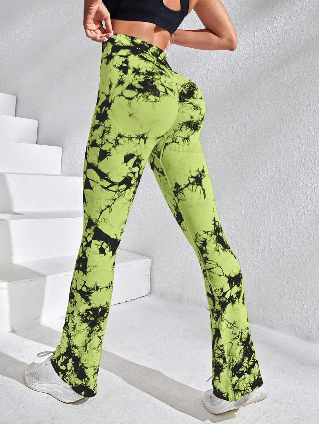 Legging Évasé Imprimé Tie Dye | Yogaova