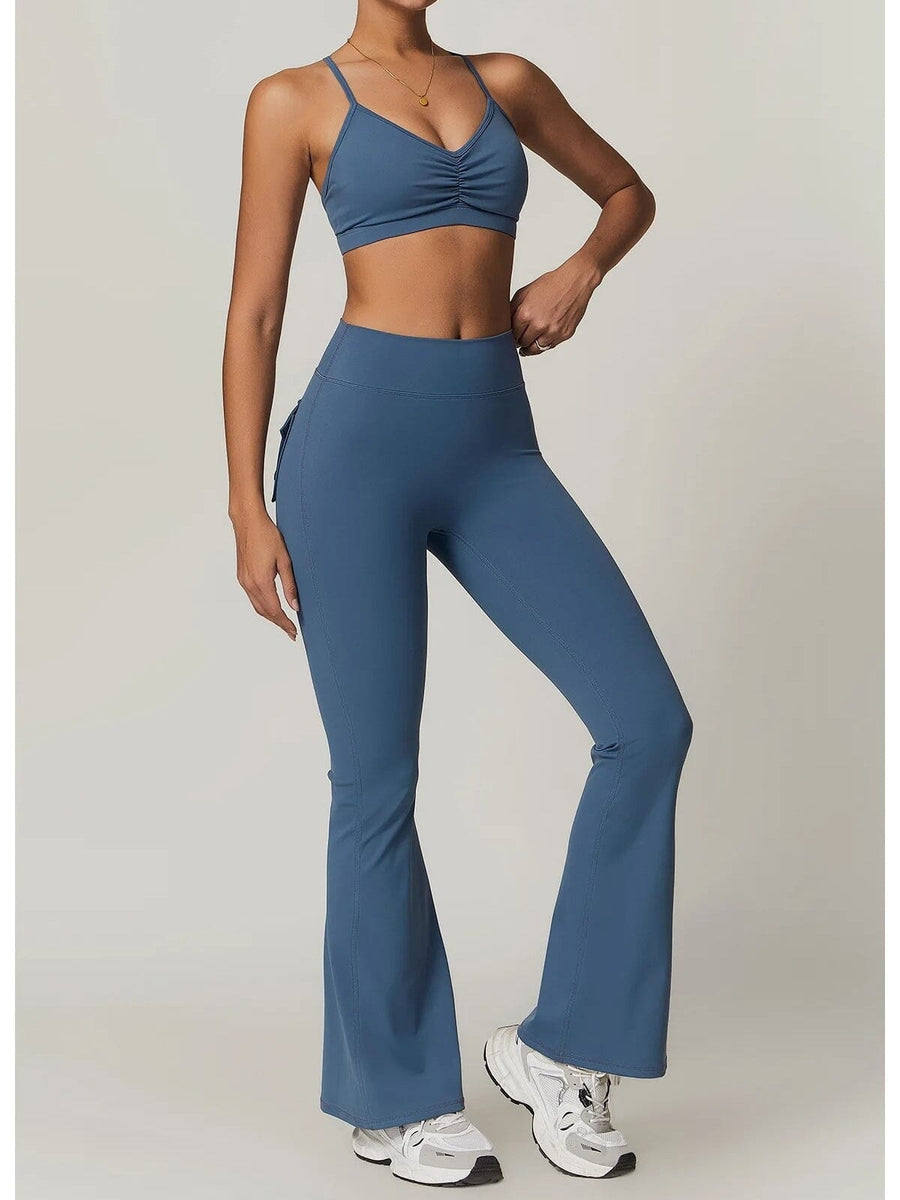 Legging Evasé Push Up Poches- XtremMove | Yogaova