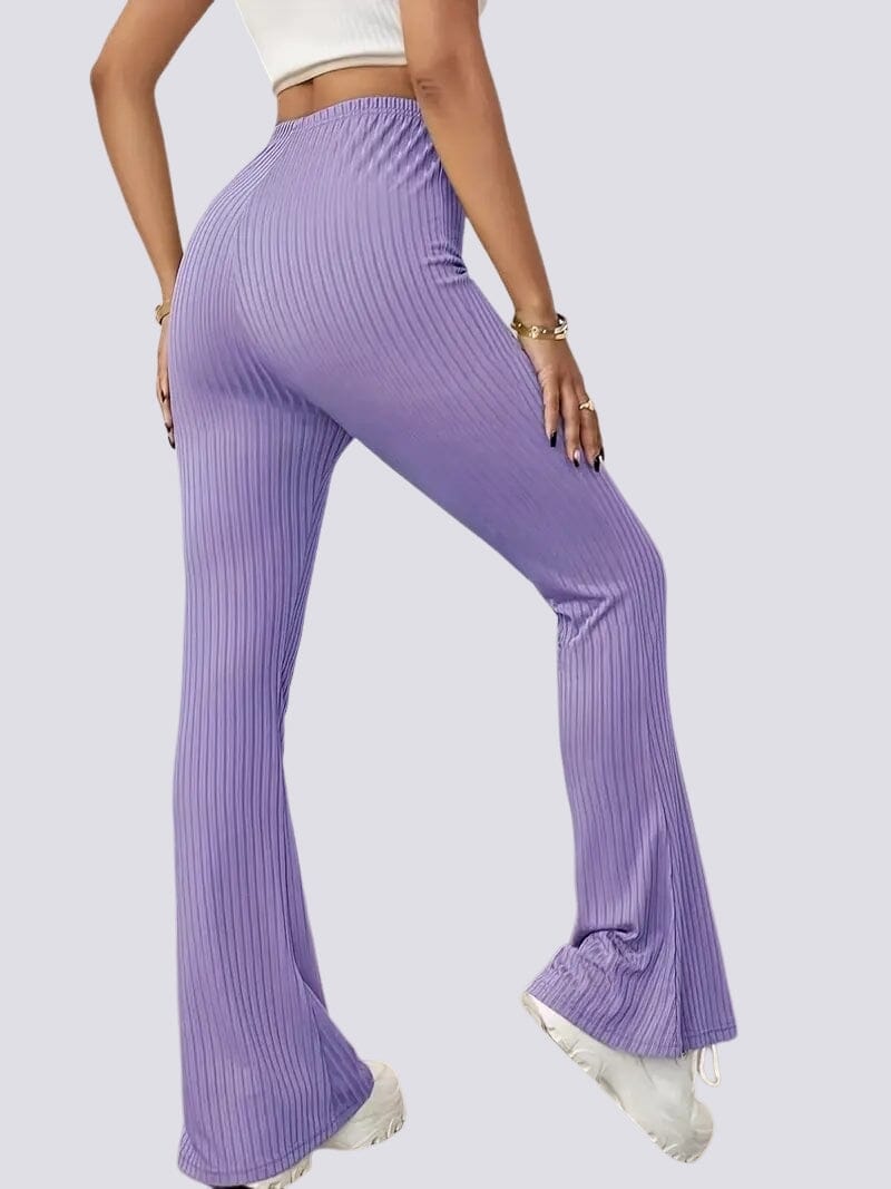 Legging Évasé Rayures | Yogaova