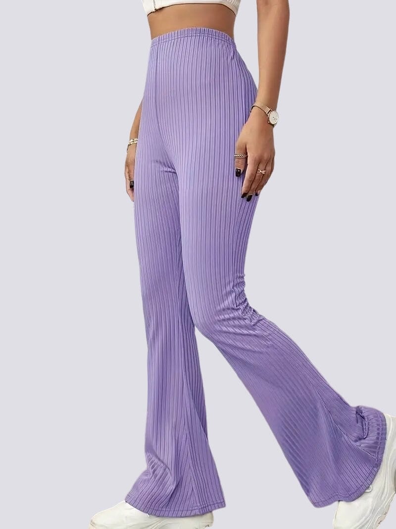 Legging Évasé Rayures | Yogaova