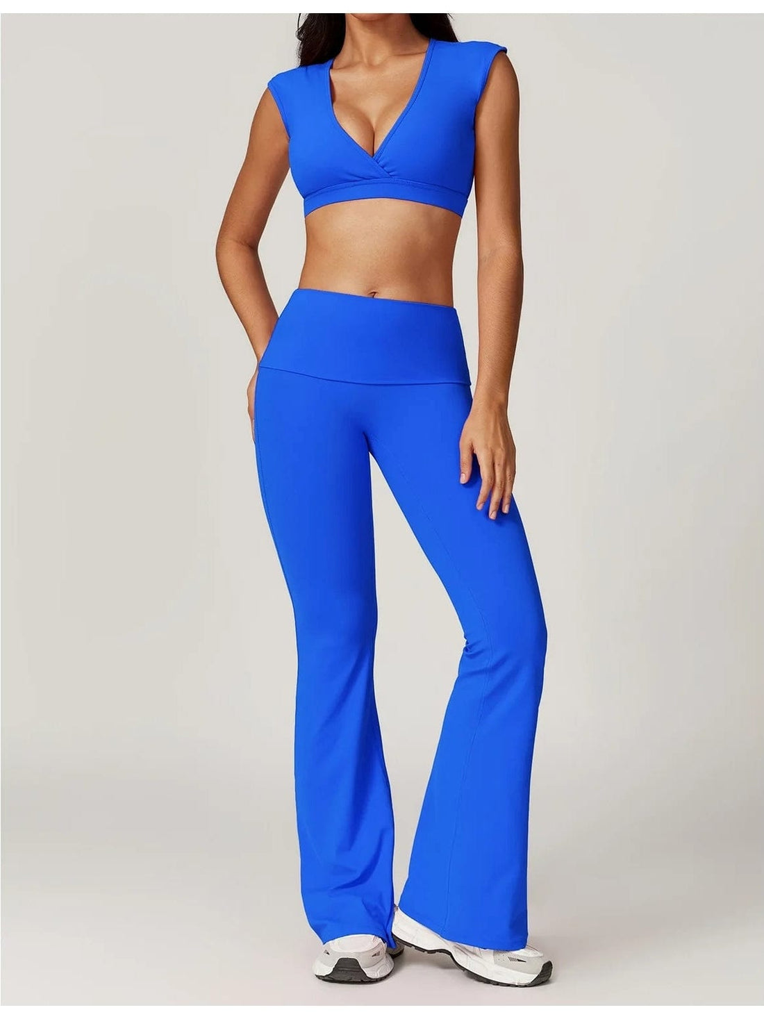 Legging Évasé Sans Couture Taille Haute | Yogaova