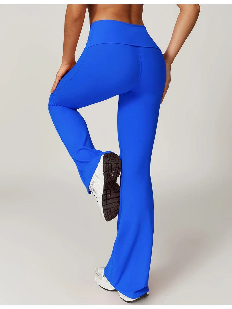 Legging Évasé Sans Couture Taille Haute | Yogaova
