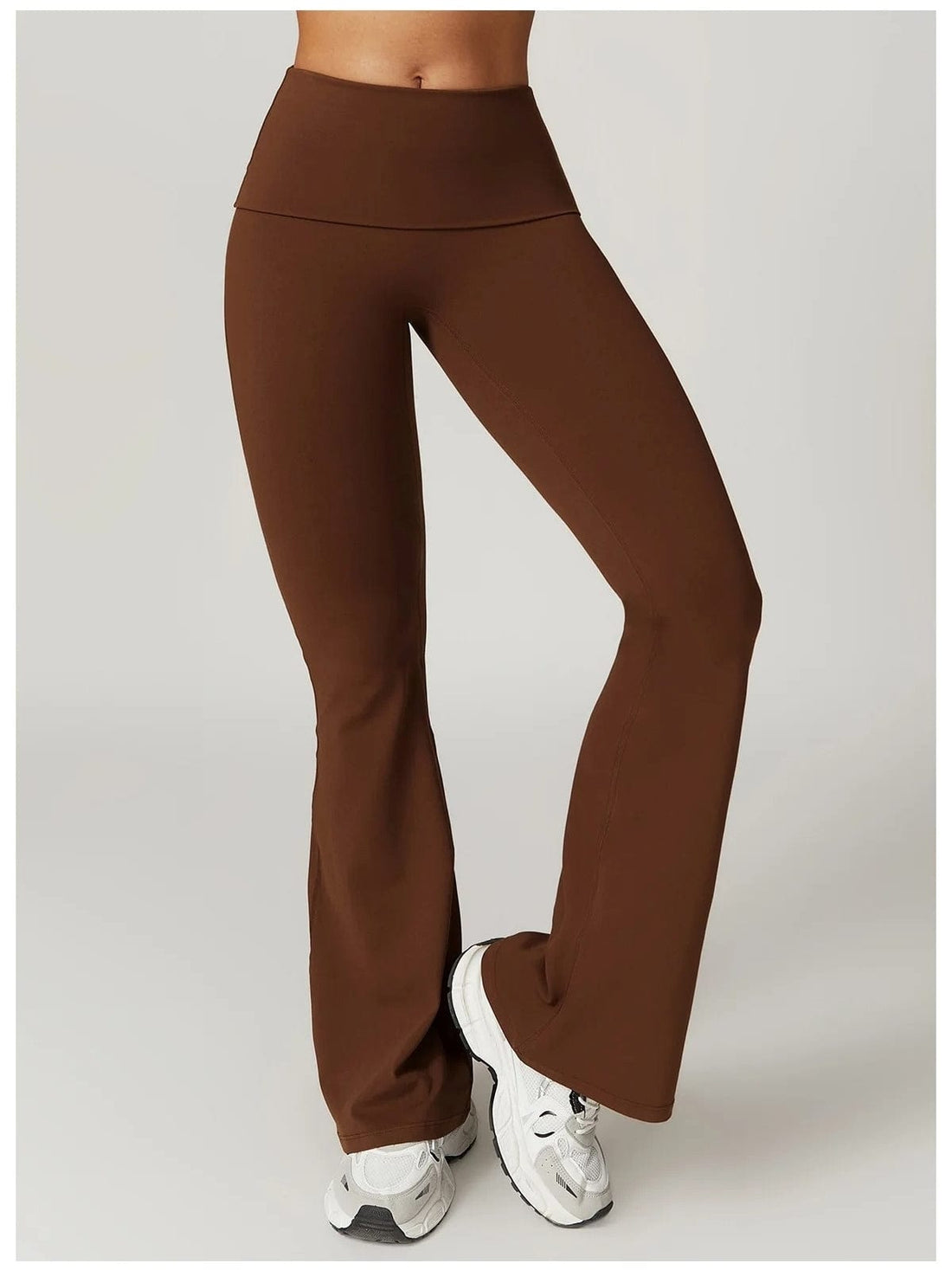 Legging Évasé Sans Couture Taille Haute | Yogaova