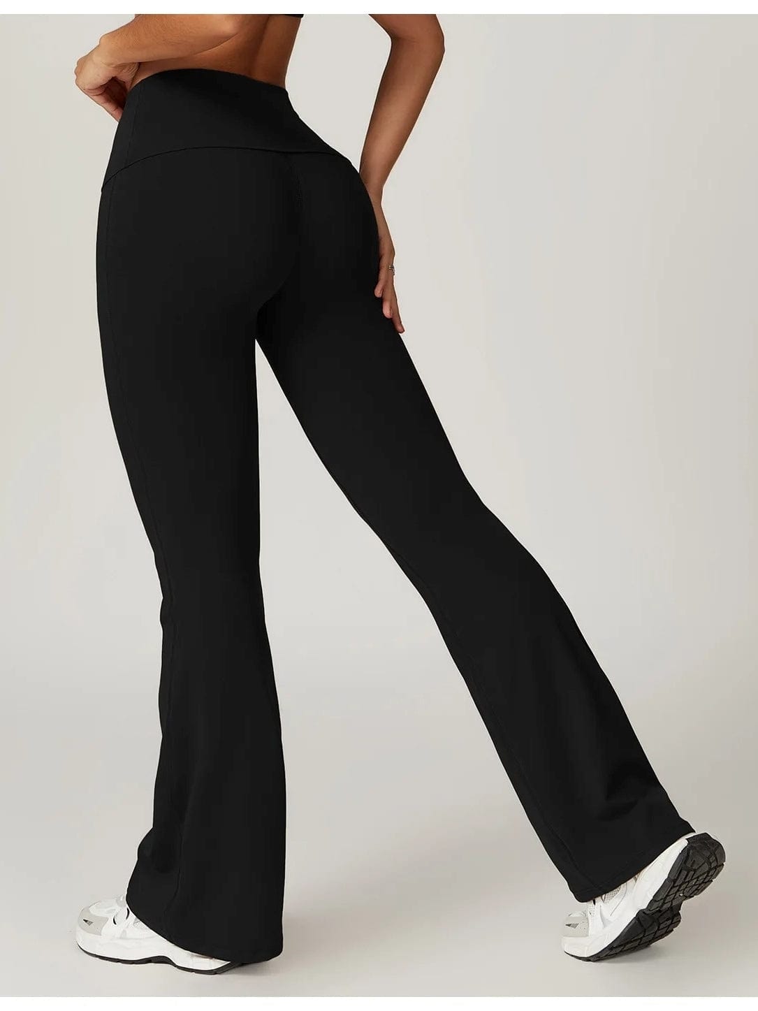 Legging Évasé Sans Couture Taille Haute | Yogaova