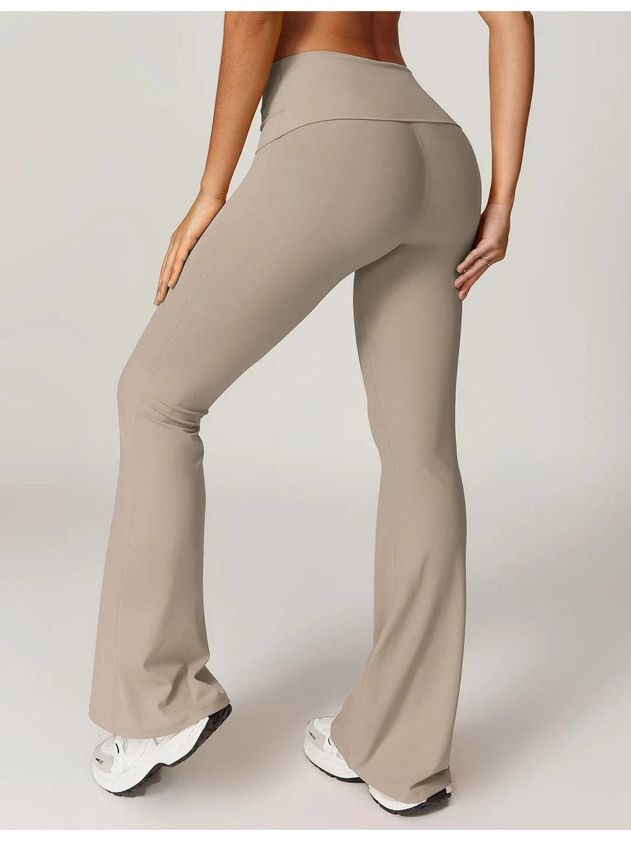 Legging Évasé Sans Couture Taille Haute | Yogaova