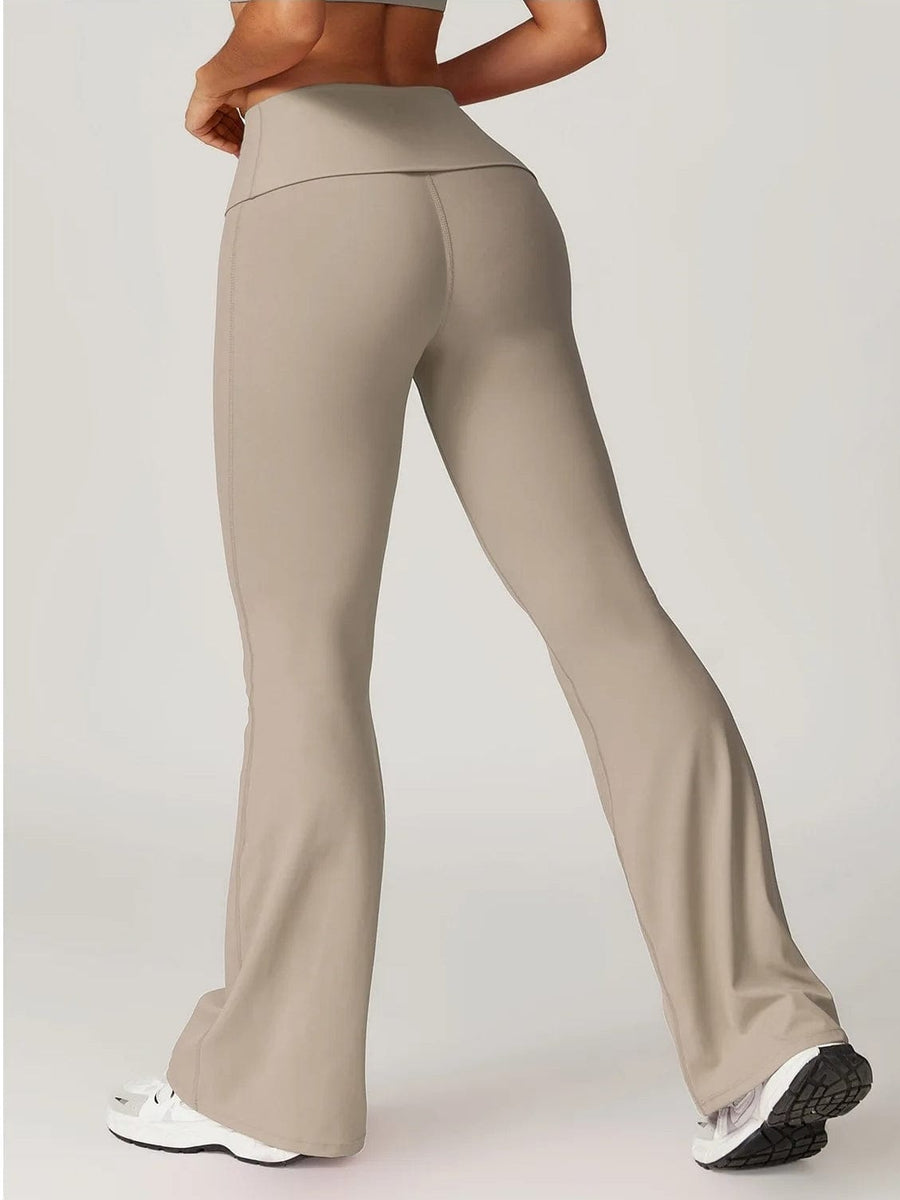 Legging Évasé Sans Couture Taille Haute | Yogaova