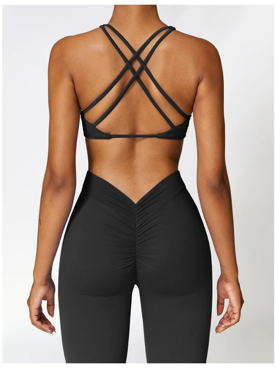 Legging Évasé Sculptant Push Up | Yogaova